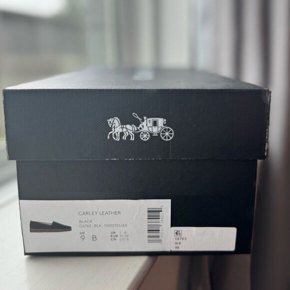 Coach Women’s Carley Perforated Logo Espadrille Flats size 9 - Picture 5 of 16